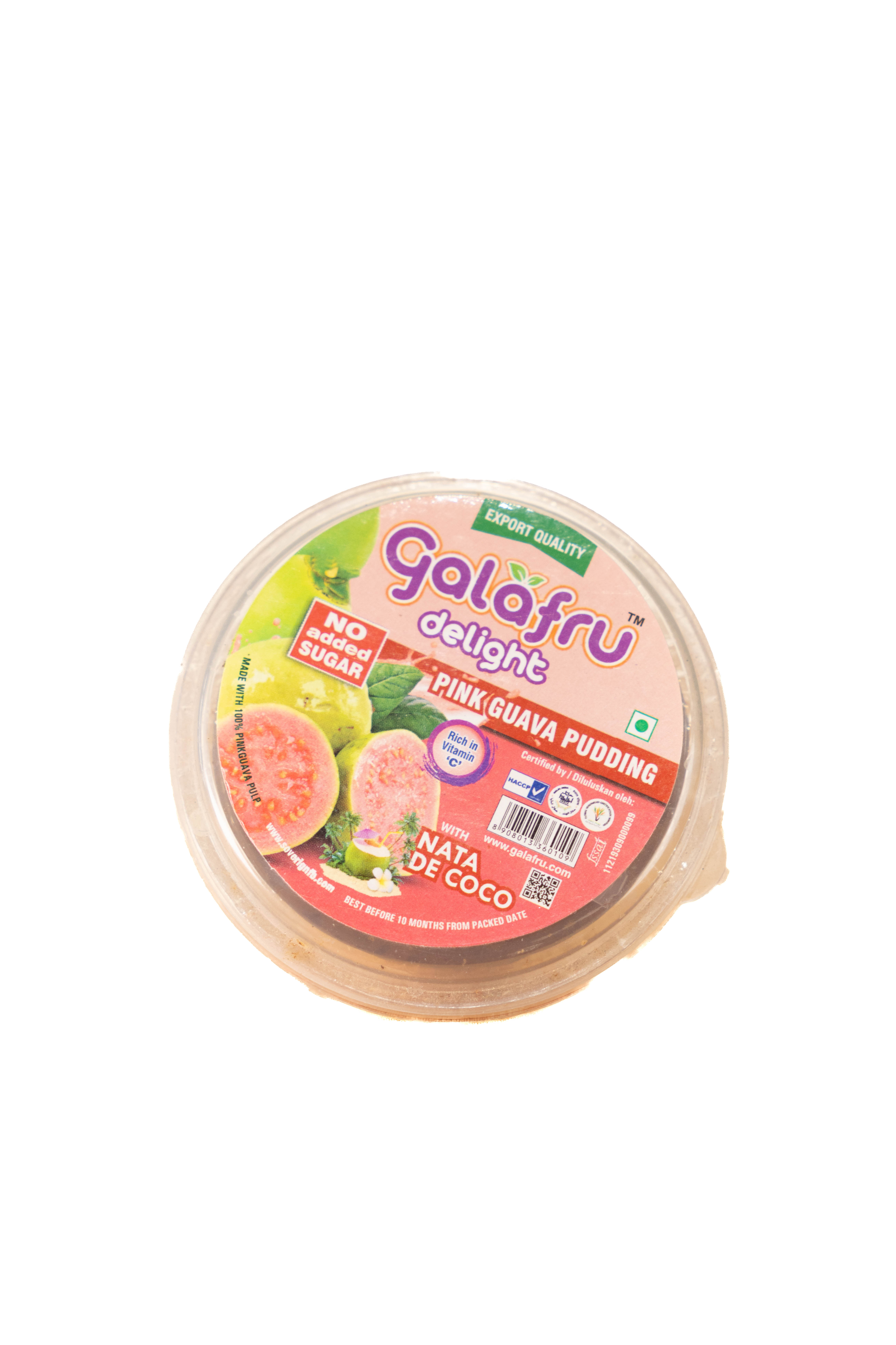 Pink Guava Pudding
